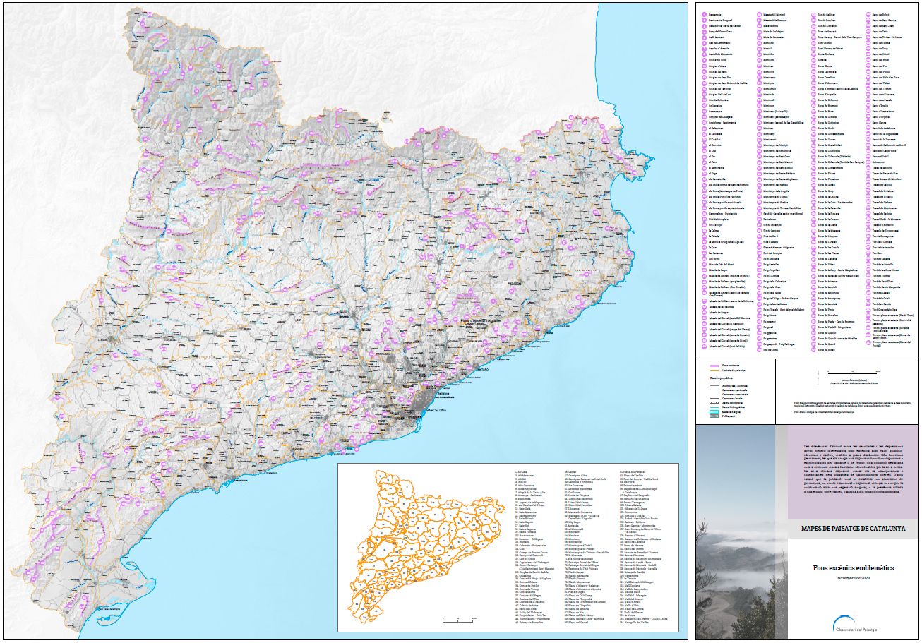 Mapa dels fons escènics emblemàtics